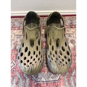 Merrell Hydro Moc Mens Size 14 Olive Green Marbled Water Shoes Clogs J003751